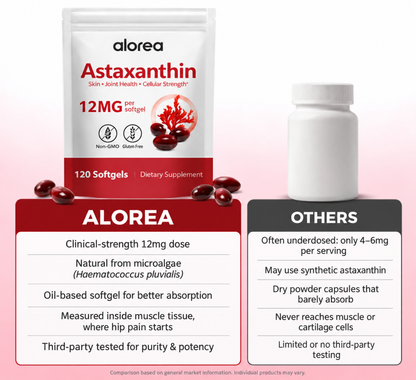 Alorea | Astaxanthin 12mg Hip Health