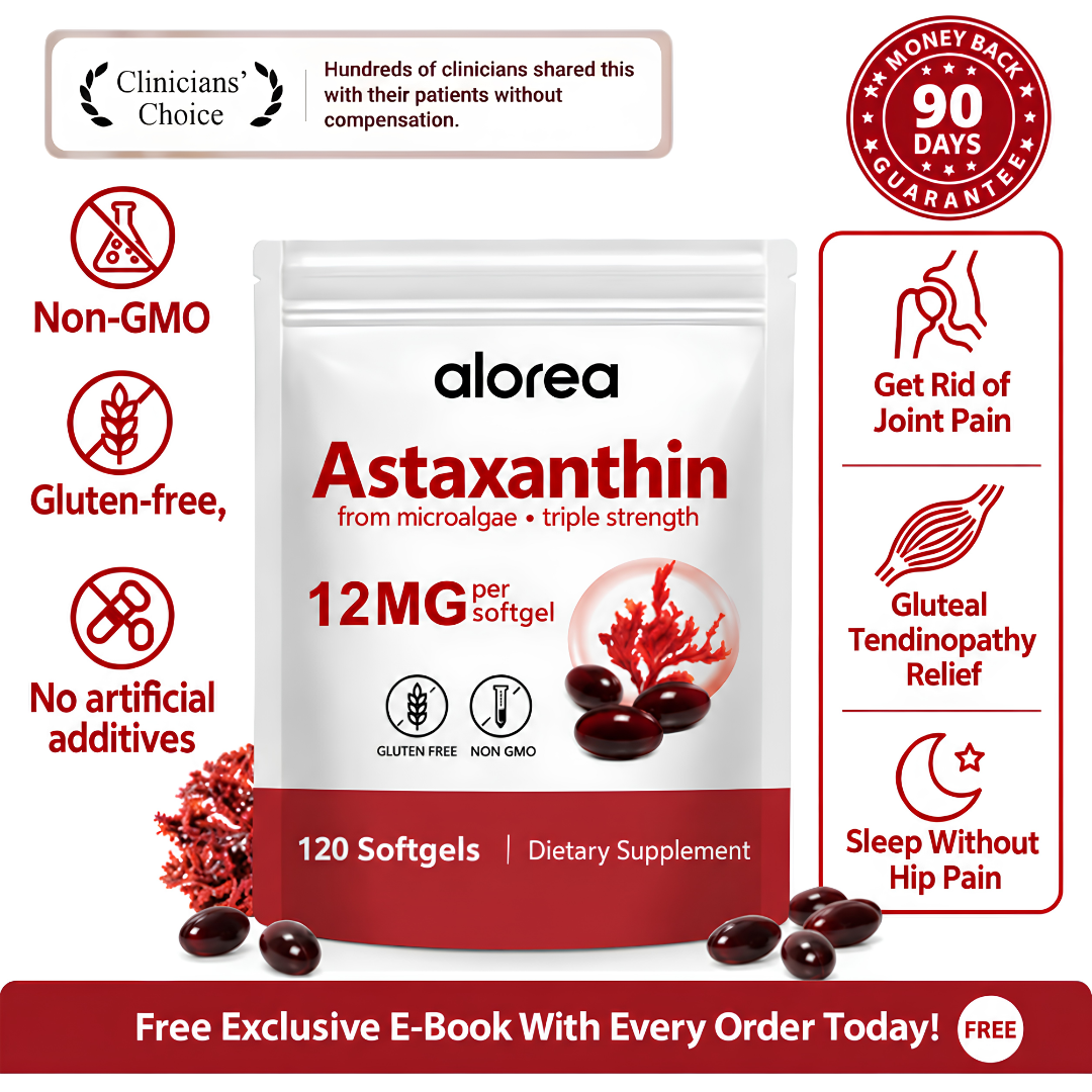 Alorea | Astaxanthin 12mg Hip Health