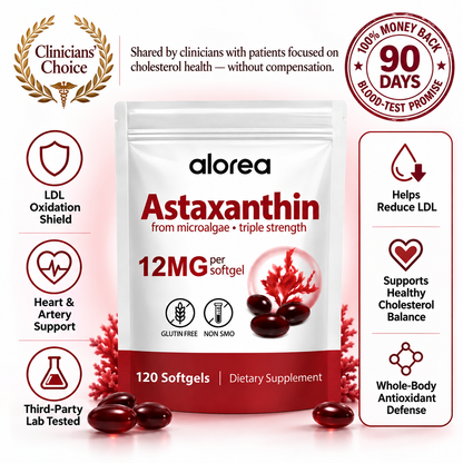 Alorea | Astaxanthin 12mg LDL Regulator
