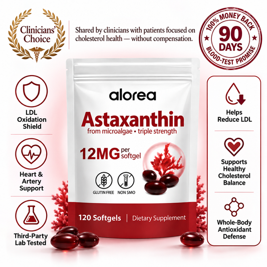 Alorea | Astaxanthin 12mg LDL Regulator
