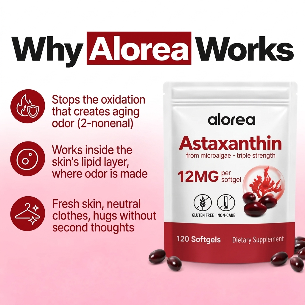 Alorea | Astaxanthin 12mg Aging Odor