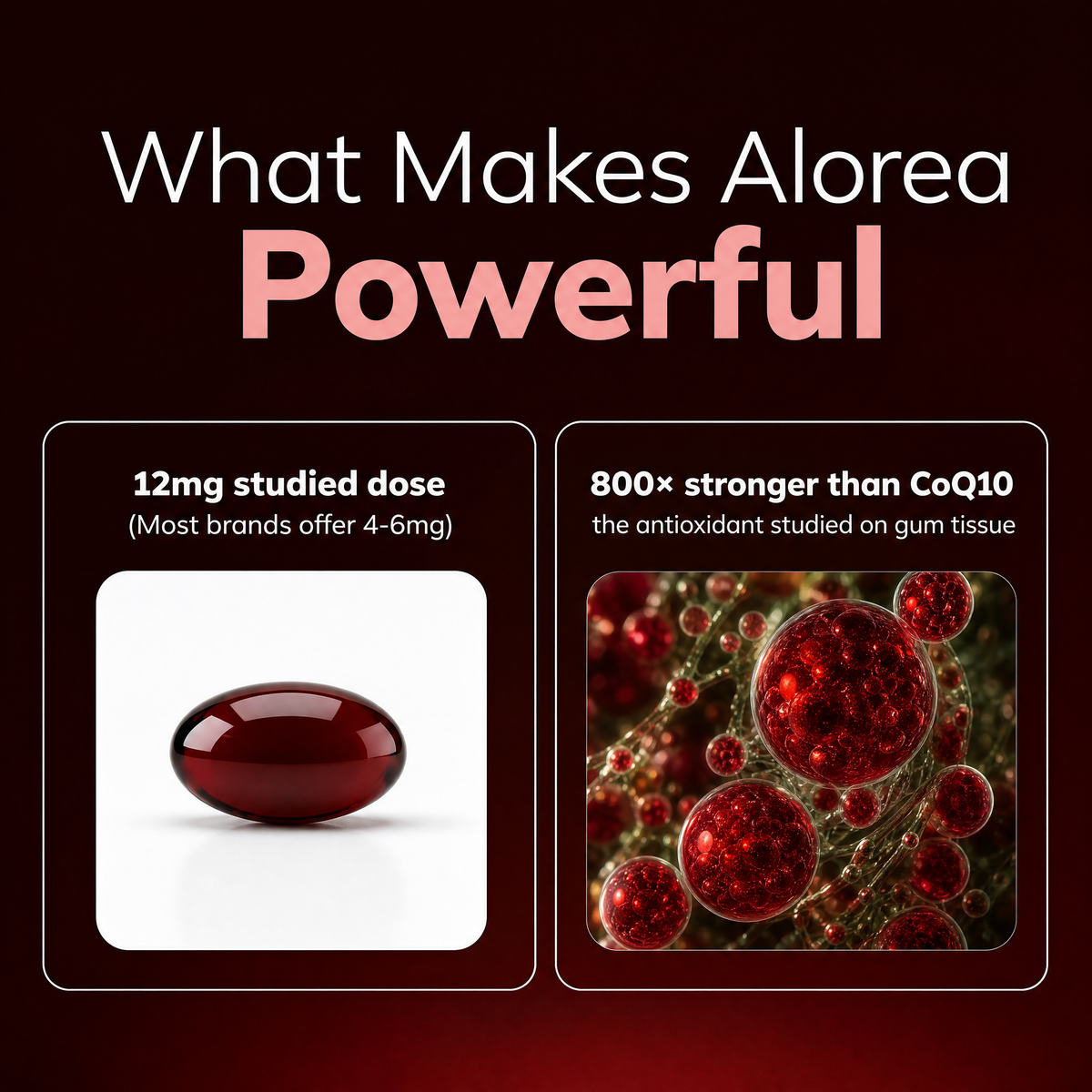 Alorea Astaxanthin 12mg Gum Health