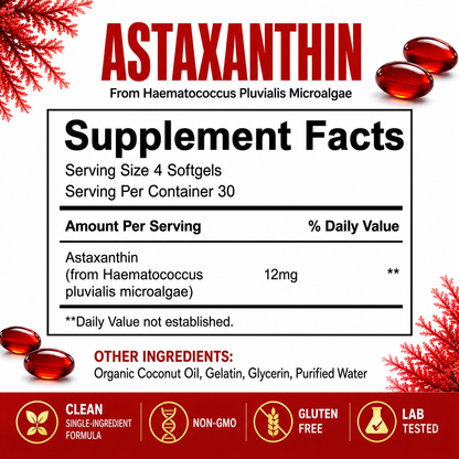 Alorea Astaxanthin 12mg Gum Health